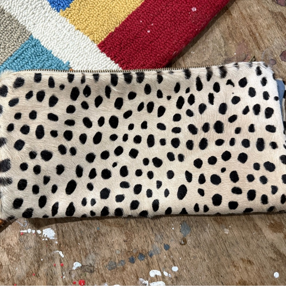 Parker and Hyde Dalmatian print clutch - Picture 5 of 5